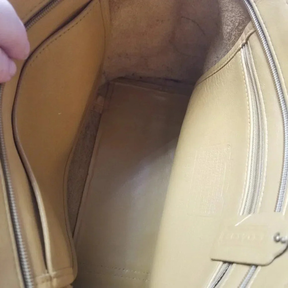 Coach Vintage Waverly Bag Saffron  Yellow #4133 - Picture 6 of 16